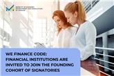 WE Finance Code: Financial institutions are invited to join the founding cohort of signatories
