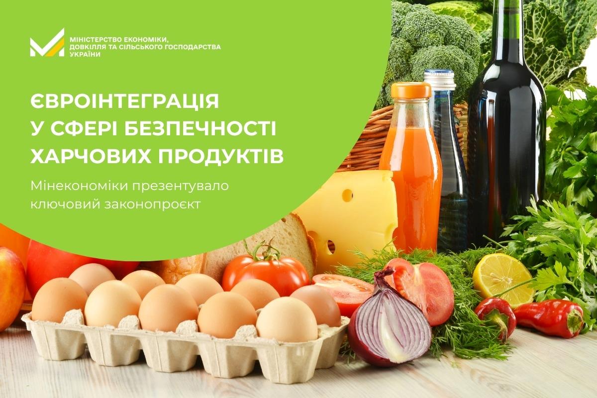 Євроінтеграція у сфері безпечності харчових продуктів: Мінекономіки презентувало ключовий законопроєкт