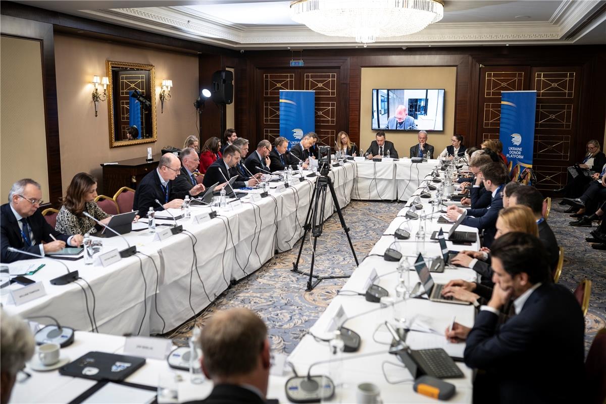 Керівний комітет Української платформи донорів обговорив залучення приватного капіталу для відновлення України