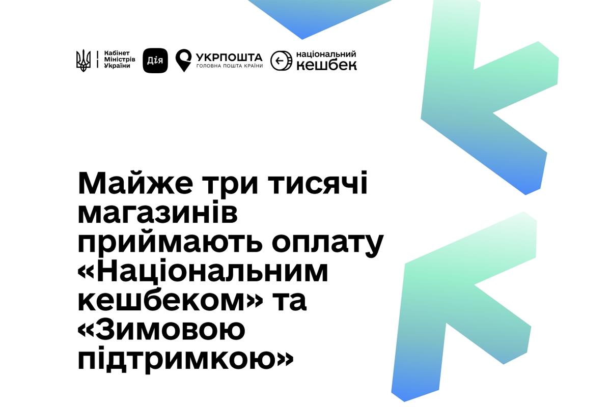 До програми розрахунків «Зимовою підтримкою» та «Національним кешбеком» долучилися ще чотири торговельні мережі
