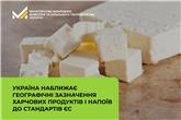 Україна наближає географічні зазначення харчових продуктів і напоїв до стандартів ЄС