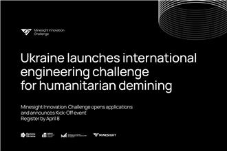 Ukraine launches international engineering challenge for humanitarian demining