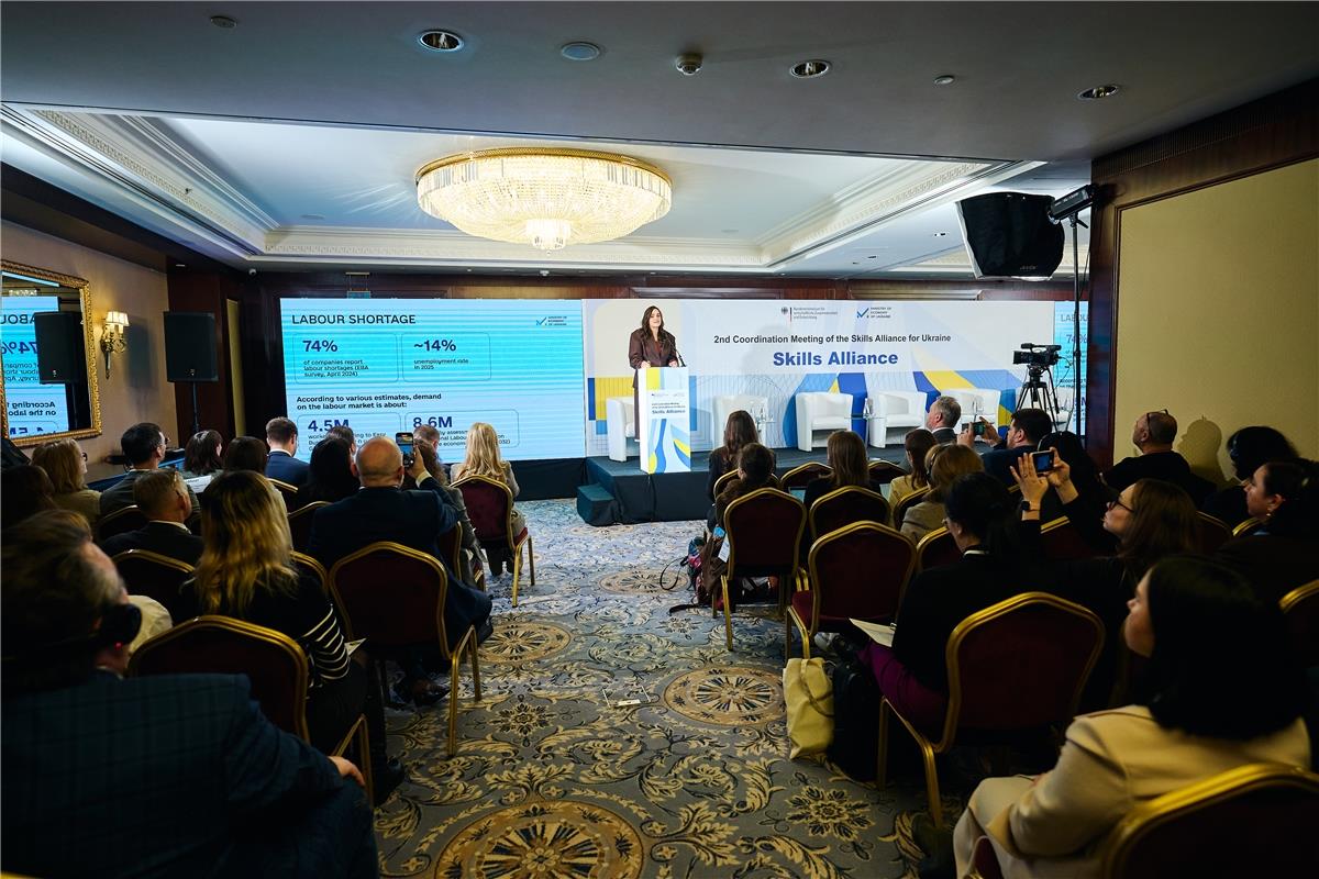 До 190 000 збільшено кількість українців, які протягом трьох років зможуть опанувати нову професію або підвищити кваліфікацію в межах Skills Alliance, повідомила заступниця Міністра економіки України Тетяна Бережна, за результатами другої координаційної зустрічі в межах ініціативи Skills Alliance.