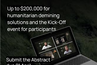 The international Minesight Innovation Challenge: up to $200,000 for solutions in humanitarian demining and a kick-off event for participants