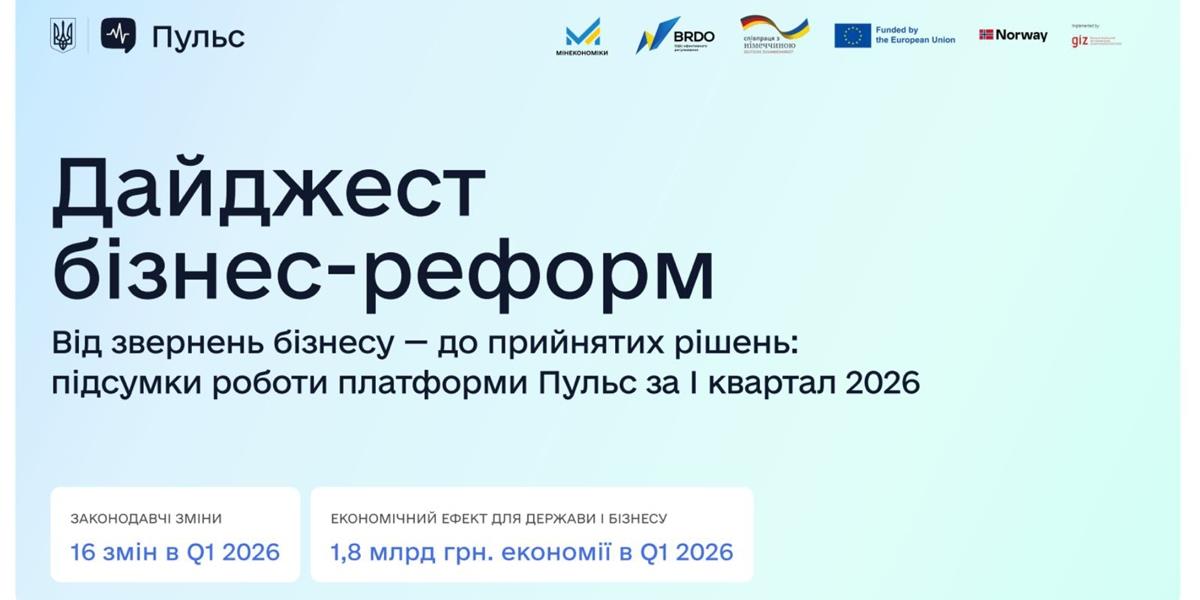 Мінекономіки запускає «Дайджест бізнес-реформ»