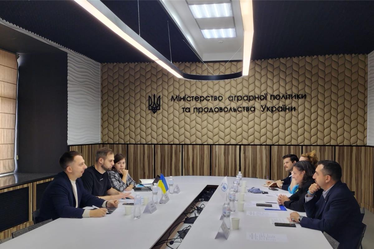Заступник Міністра економіки, довкілля та сільського господарства України Денис Башлик зустрівся з делегацією Всесвітньої продовольчої програми ООН в Україні на чолі з директором Річардом Раганом.