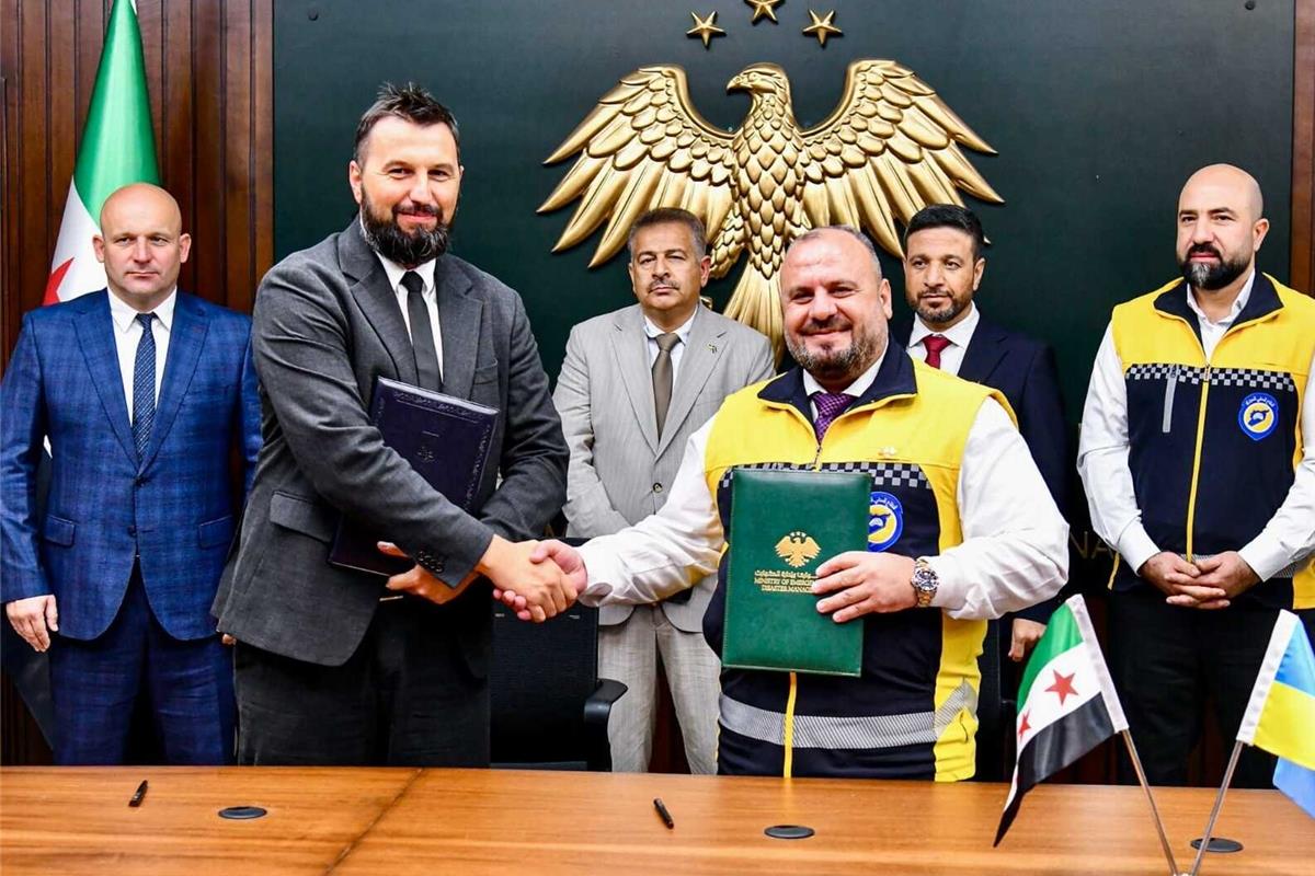 Україна та Сирія посилюють співпрацю у сфері протимінної діяльності