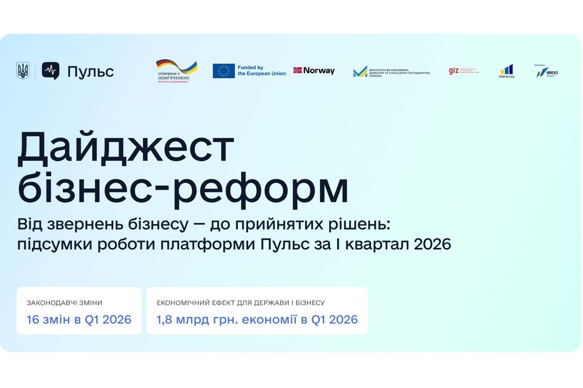 Дайджест бізнес-реформ