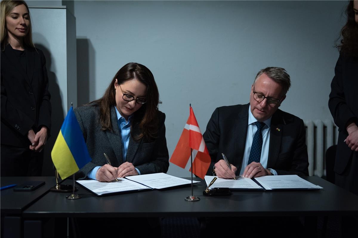 Україна та Данія уклали Меморандум про взаєморозуміння щодо довгострокової співпраці та відбудови нашої країни
