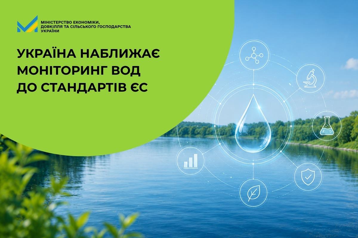 Україна наближає моніторинг вод до стандартів ЄС