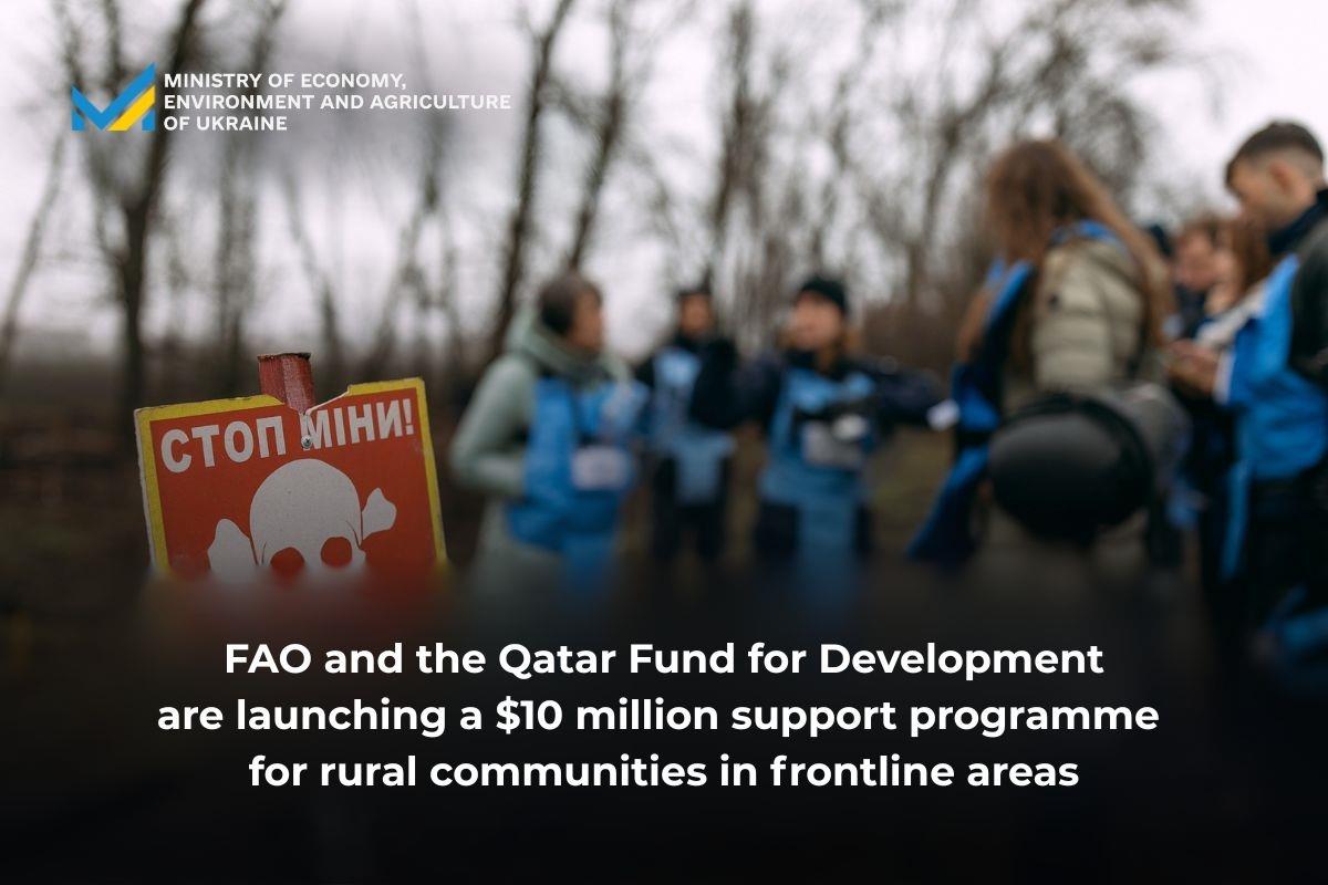 Support for rural communities in frontline areas: USD 10 million agreement signed