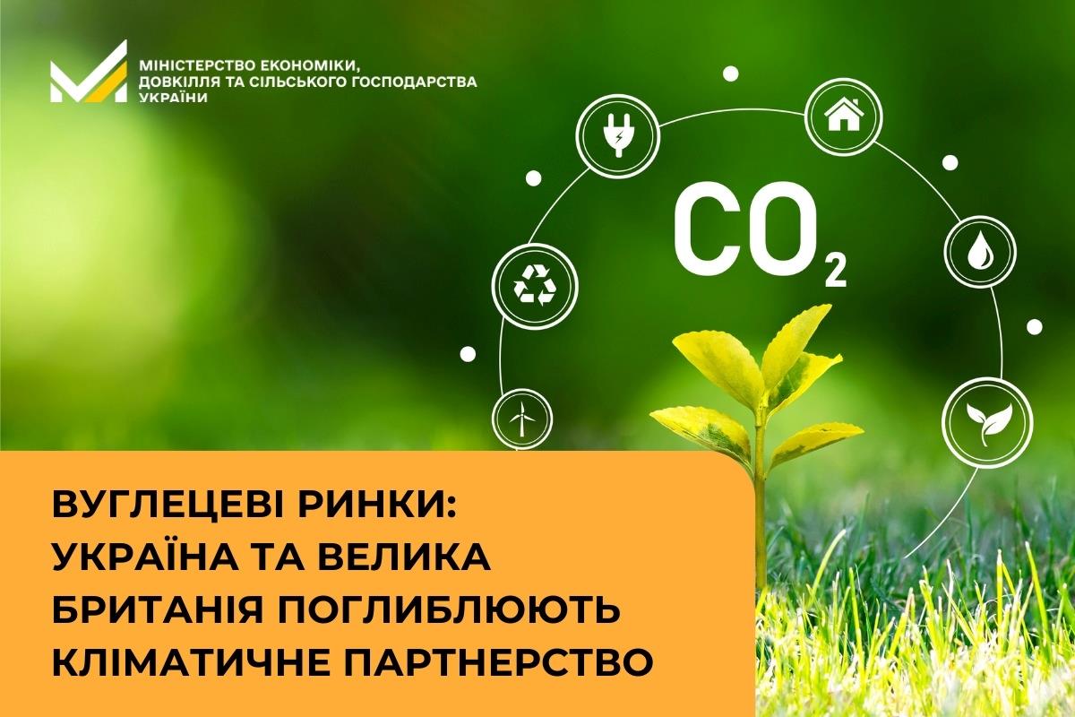 Вуглецеві ринки: Україна та Велика Британія поглиблюють кліматичне партнерство