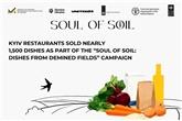 Kyiv restaurants sold nearly 1,500 dishes as part of the “Soul of Soil: Dishes from Demined Fields” campaign
