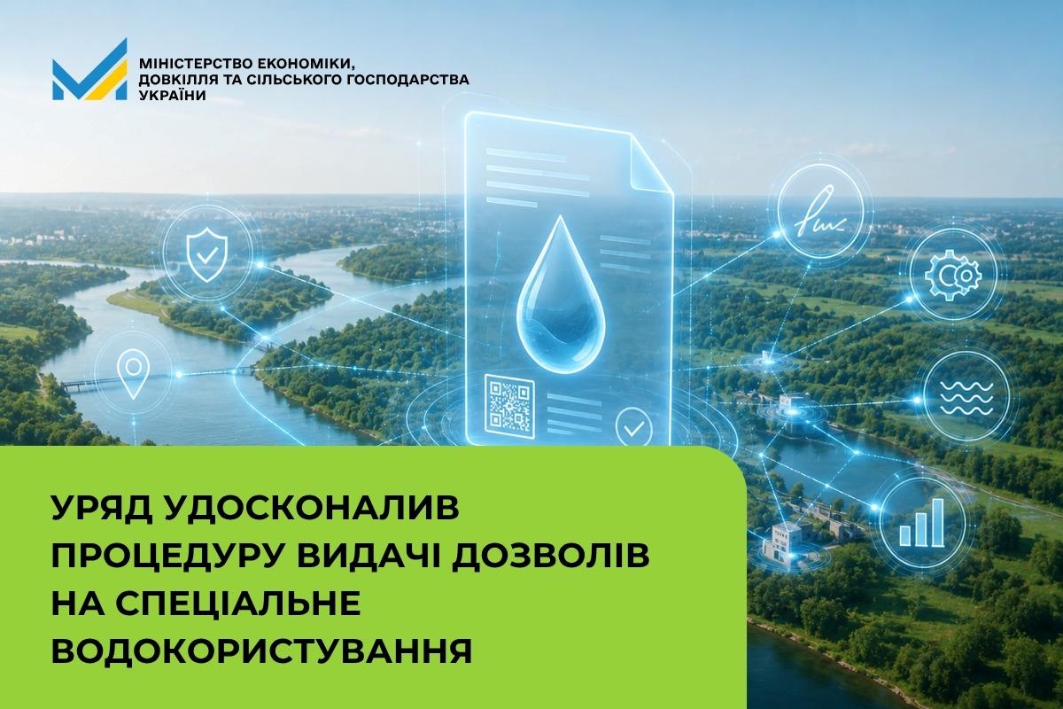 Кабінет Міністрів удосконалив процедуру видачі дозволів на спеціальне водокористування