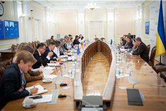 Minister Oleksii Sobolev and Chair of the Supervisory Board of JSC NNEGC Energoatom Rumina Velshi met with G7 Ambassadors